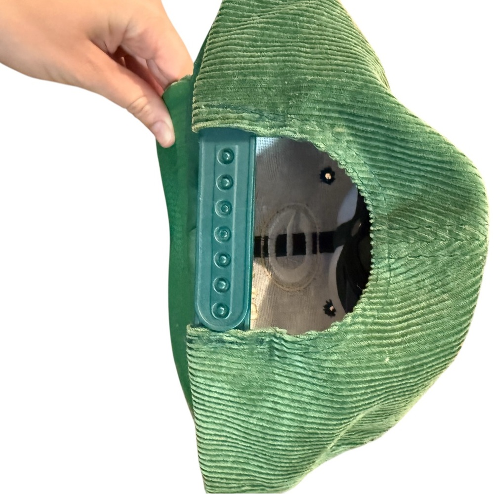 Vintage Green Bay Packers Hat Corduroy Snapback 80s Starter The Eastport NFL - Picture 5 of 8